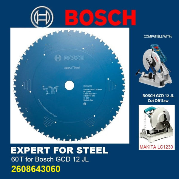 Bosch EXPERT FOR STEEL CIRCULAR SAW BLADEFOR MITRE DRY CUTTERS  2608643060