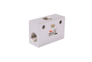 Shuttle Valve – 2 Inlets / 1 Outlet  – Model: QS