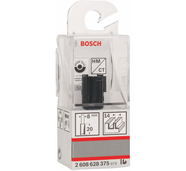 Bosch STRAIGHT Router Bit 8, 14x51-2608628375