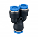 Union (Y)Connector Three Way Pneumatic Air tube fittings Tube 10mm Model TPY 10