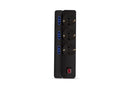 Elios BASIC 9 Sockets Power Strip – 3 m Cable – Black/White