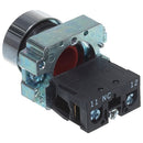 Normally Open Pushbutton Metal Bezel –50Hz-60Hz- Red-LAY5-BA42