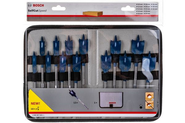 Bosch SELF CUT SPEED SET (13-PIECE)  2608587010