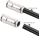 Pneumatic Metal Straight Connector 8mm to 8mm Tube – Model MPUC8