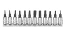 WADFOW 12 Pcs 1/4" Bit socket set - WST2414