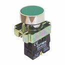 Normally Open Pushbutton Metal Bezel –50Hz-60Hz- Green-LAY5-BA31