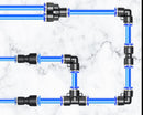 8 mm Tube to 4 mm Tube Pneumatic Straight Union Connector – Model TPG8-4