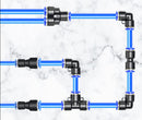 8 mm Tube to 6 mm Tube Pneumatic Straight Union Connector – Model TPG8-6