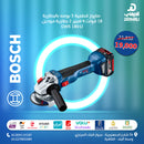 BOSCH GWS 180-LI 
Cordless Angle Grinder 5 inch 18 V 2 Ah. + 2 battery  - 06019H9021