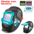 Total tools Auto-darkening welding helmet 90×35mm DIN 4 - TSP9309