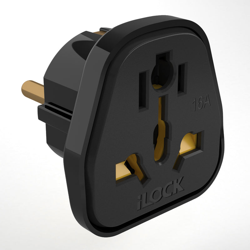 I lock Travel Plug Adapter – Converter - ILOCK-SOCKET-ADAPTER-16A