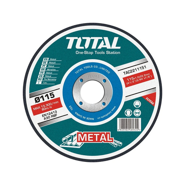 TOTAL TOOLS Metal Cutting Disc 4-1/2″ -  TAC2211151-1