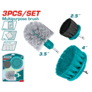Total Tools Drill Brush Cleaning Set 3 Pcs Multi-Purpose – TACB0301