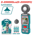 Total Tools Digital Lux Meter 0–200,000 Lux – TETLU031