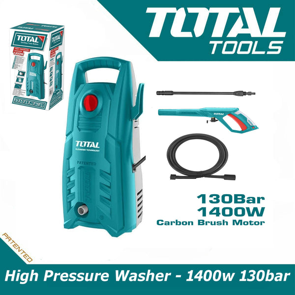 TOTAL TOOLS High pressure washer 1400W  130Bar - TGT11316