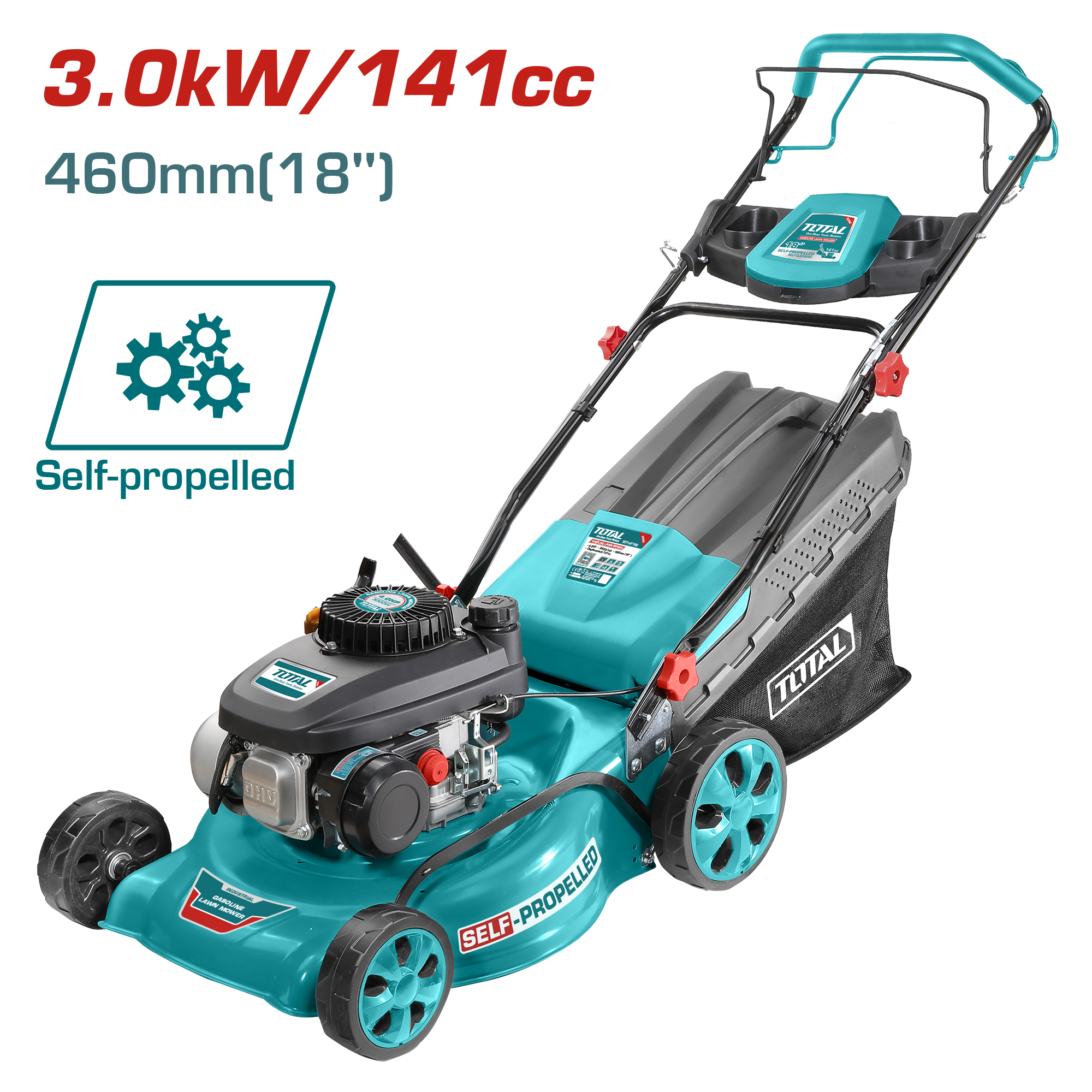 Self Propelled Aldi Ferrex Mower Lawn Equipment Gardenline Lawn - Main Image