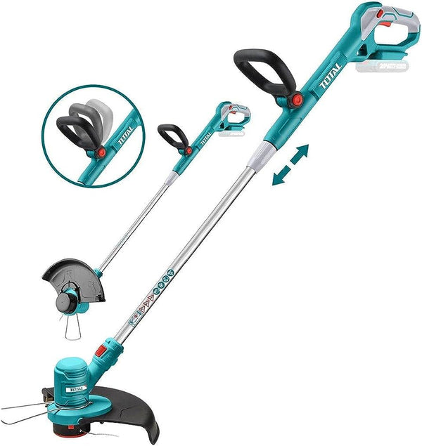 TOTAL TOOLS Lithium-Ion Grass trimmer 20V / Cutting length 300mm - TGTLI2001