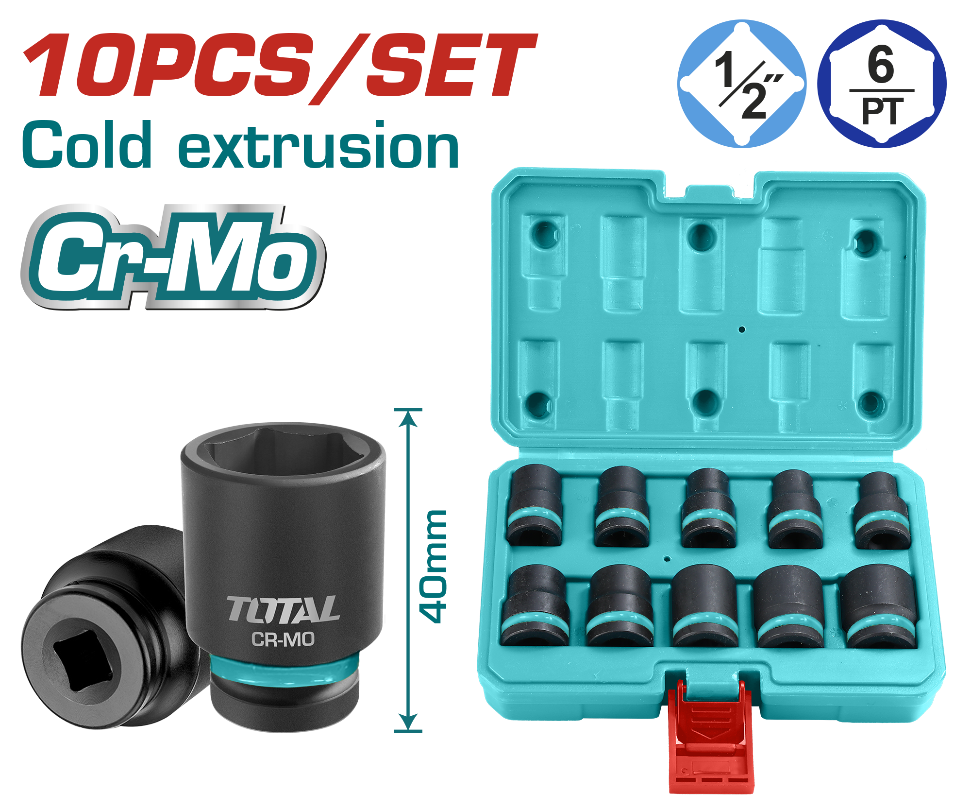 Total tools 10 Pcs 1/2 Total tools 10 Pcs 1/2