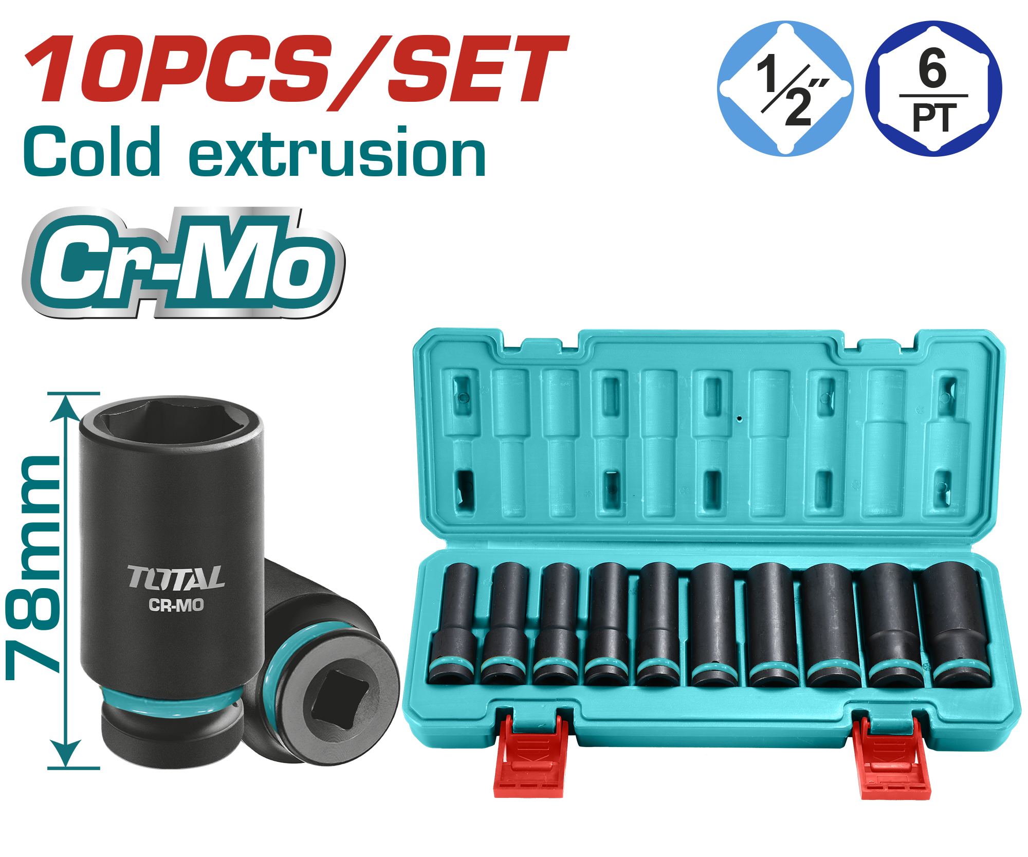 Total tools 10 Pcs 1/2