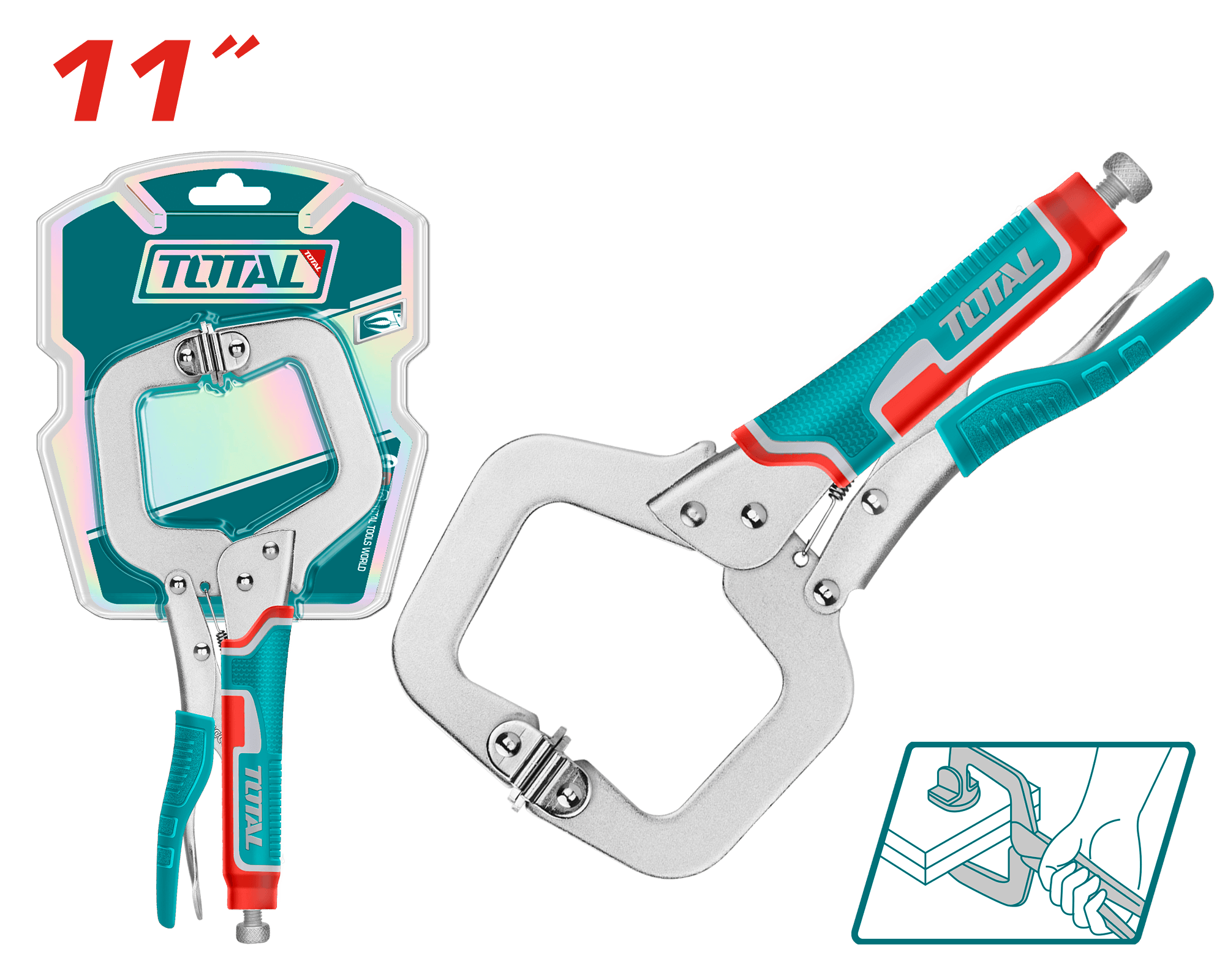 Hilka 64500002 2-Inch Pro Craft Heavy Duty G Clamp - View #3
