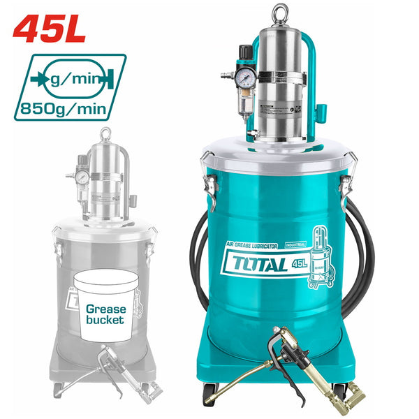 TOTAL TOOLS Air grease lubricator 45l - THT118452