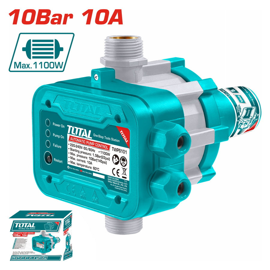 TOTAL TOOLS Automatic pump control 10A 10bar TWPS101