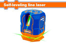 WADFOW Self-leveling line laser(Green laser beams) - 2 lines -30 Meter - WLE1M05