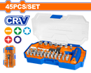 Wadfow
45 Pcs T-handle wrench screwdriver set
-WSS8B45