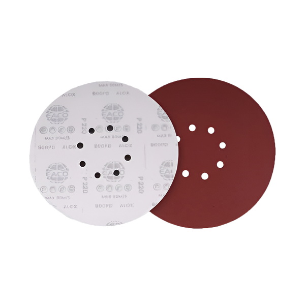 Scotch abrasive disc (rounded sandpaper) 9 inch  8 holes - P 320  grit VD-EA900PD-AR-98-0320