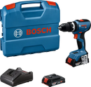 شنيور دقاق شحن 18 فولت عزم  65 نيوتن + 2 بطارية من  بوش موديل GSB 18V-65 – 06019N31K0