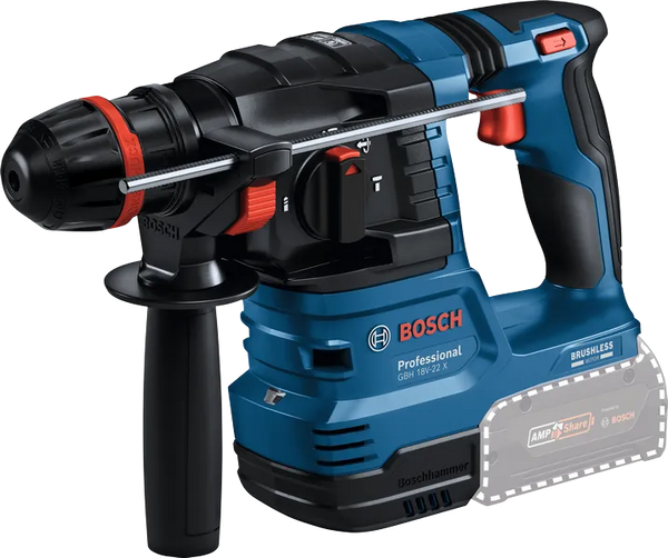 هيلتى تخريم شحن 18 فولت ONECHUCK قوة طرق 2 جول بدون بطارية من بوش – كود 06119241J0