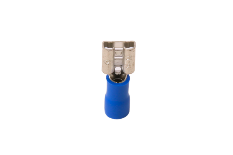 Terminal Insulation Fully Insulated Female Disconnect Copper Connector 100 pcs. model FDD2
