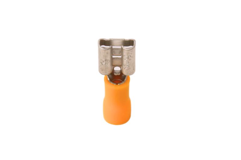 Terminal Insulation Fully Insulated Female Disconnect Copper Connector 100 pcs. model FDD2