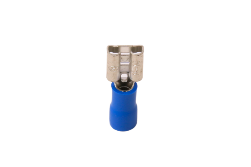 Terminal Insulation Fully Insulated Female Disconnect Copper Connector 100 pcs. model FDD2