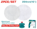 Total tools Polishing and cleaning set 2 pcs 10" ( wool and  cotton ) - TAC25402
