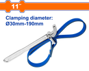 WADFOW Belt strap wrench 11 inch. - WAW3311