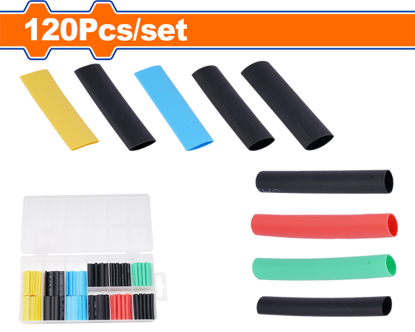 WADFOW
120 Pcs heat shrink tubing assortment 
- WUR1B01