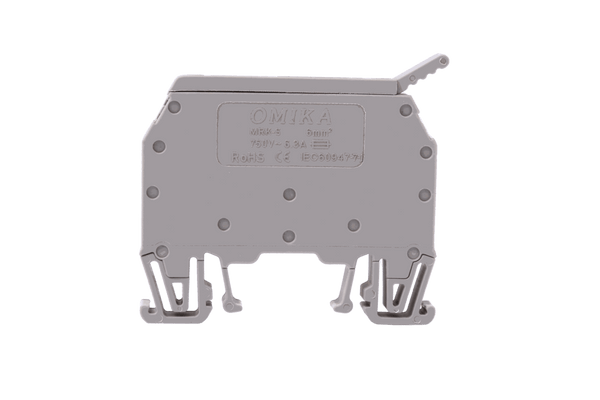 Screw Connection Fused Rail Terminal Block 6 mm