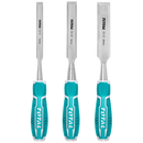 TOTAL TOOLS 3 Pcs wood chisel set THT41K0302