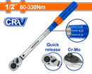 WADFOW
 torque wrench 1/2 inch.
   60-330 N.m
- WWQ4D12