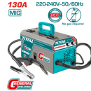Total tools Inverter flux cord arc welding (FCAW) machine 130A  - TFC13012