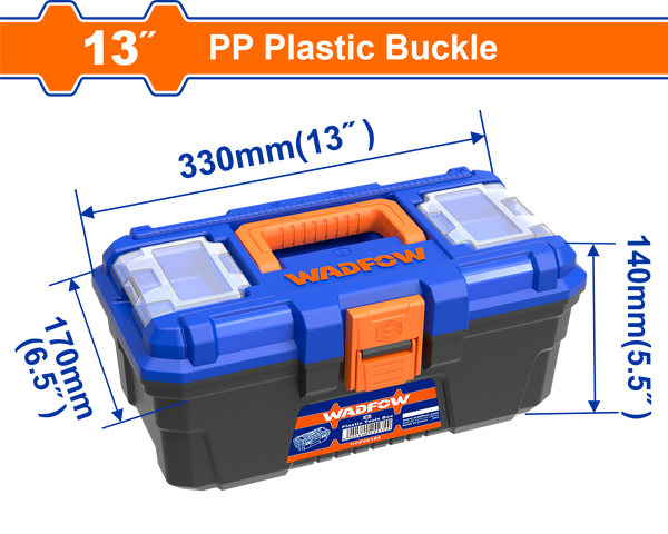 WADFOW 13" Plastic Tool Box - WTB1313