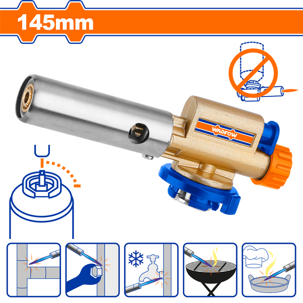 WADFOW Gas torch head  gun 145 mm- WFG3603