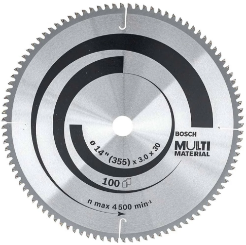 BOSCH PRO Multi Material Circular Saw Blade 14 inch 100 t - 2608642213