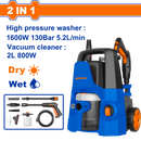 WADFOW 
2-in-1 Pressure washer  1600 w 130 bar & vacuum cleaner 800 w 
- WHP4A16