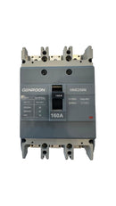 Genroon three-phase circuit breaker with thermal and magnetic protection, model HNE-3p