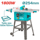 Total tools Table saw 254 mm 10" 1800 W - TS51825428
