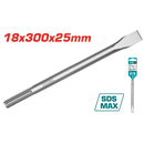 توتال تولز اجنه تكسير مبططة  كعب ماكس مقاس 18 * 300 * 25 مم  - TAC15221811