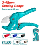 Total tools PVC pipe cutter 3 : 42 mm 193mm  - THT534216