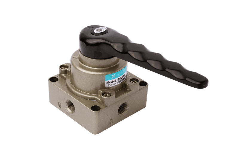 Manual Rotary Hand switch air Valve 4/3 Way( 4 port - 3 positions ) – Model:2HV